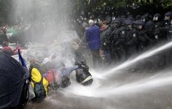 Stuttgart 21 Polizeieinsatz gegen Demonstranten im Schlossgarten