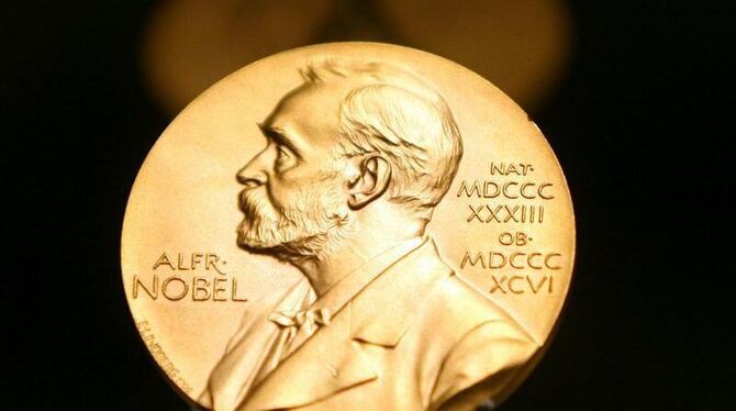 Medaille mit dem Konterfei von Alfred Nobel