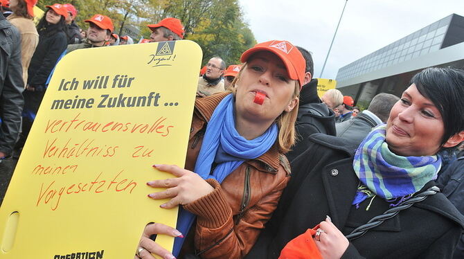 Protestaktion Bosch Reutlingen Oktober 2010