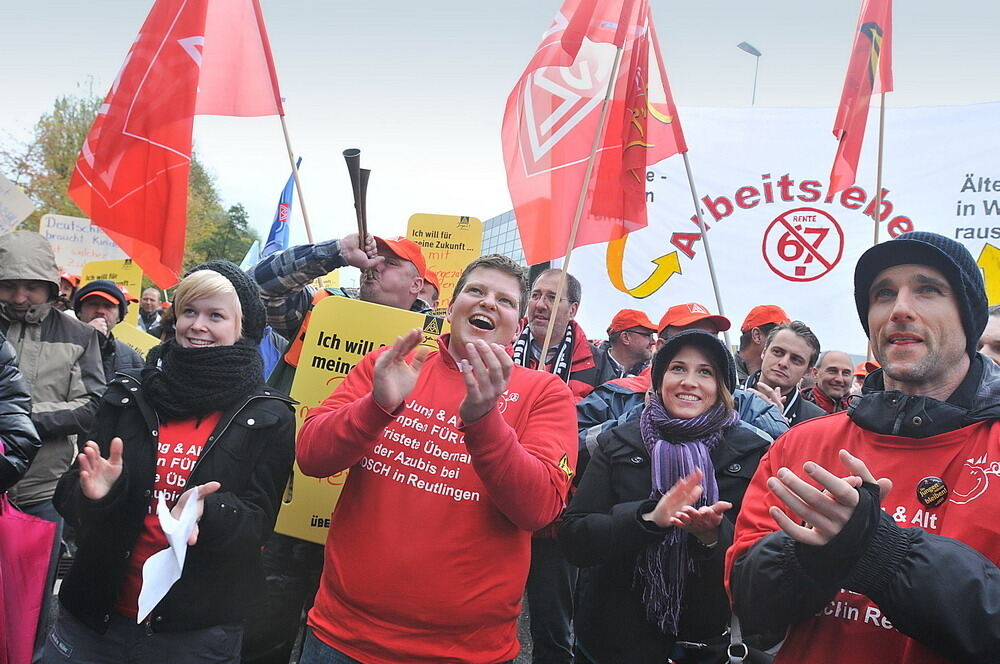 Protestaktion Bosch Reutlingen Oktober 2010