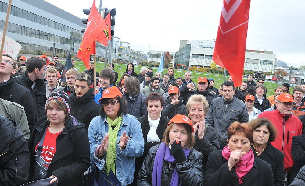 Protestaktion Bosch Reutlingen Oktober 2010