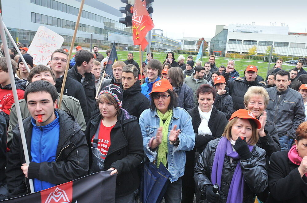 Protestaktion Bosch Reutlingen Oktober 2010