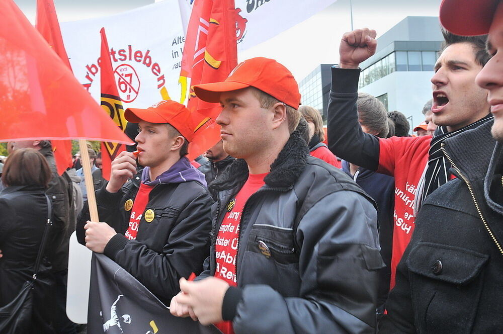 Protestaktion Bosch Reutlingen Oktober 2010