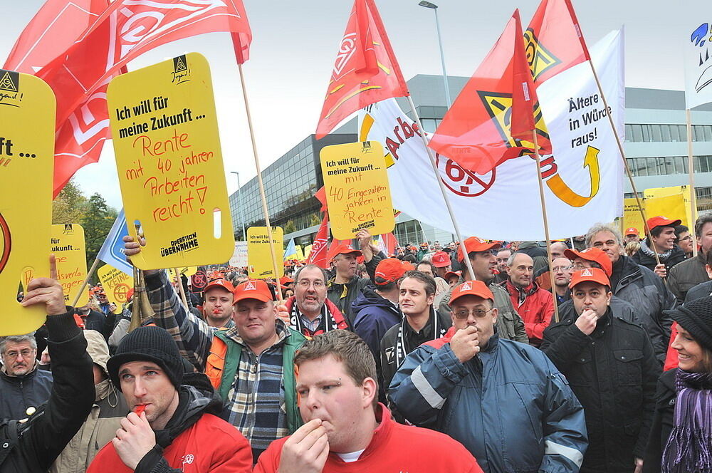 Protestaktion Bosch Reutlingen Oktober 2010