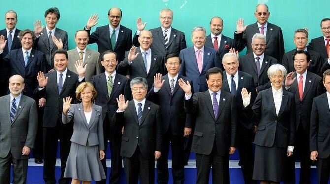 Gruppenbild mit den Teilnehmern des G20-Gipfels