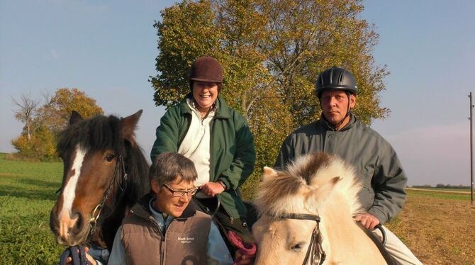 Erfolgserlebnisse auf dem Pferderücken: Psychisch kranke Menschen gewinnen dank der Reittherapie Selbstvertrauen.  FOTO: PR