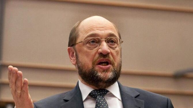 Übt scharfe Kritik an dem Mediengesetz Ungarns: Fraktionschef der Sozialdemokraten im EU-Parlament, Martin Schulz (Archivbild