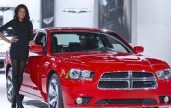 Ein Dodge Charger auf der Automobilmesse in Detroit 2011: Auch der US-Markt gehört zu den Wachstumstreibern.