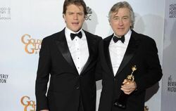 Matt Damon und Robert De Niro, der den Cecil B. DeMille Award erhielt.
