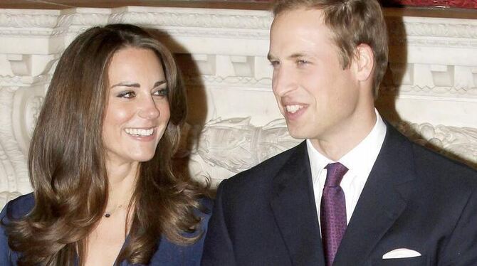 heißbegehrt: Prinz William und seine Verlobte Kate Middleton.