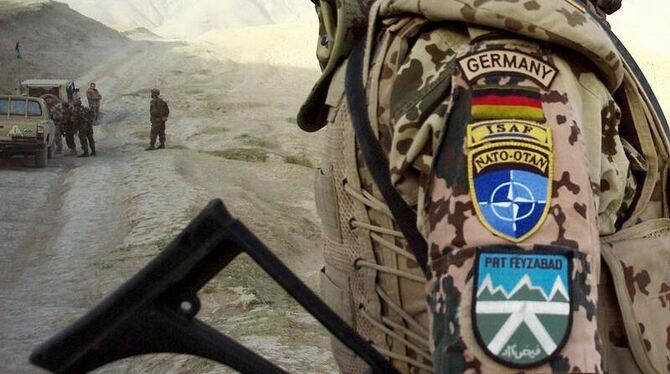 Soldat des deutschen ISAF-Kontingents im Norden Afghanistans. (Archivbild)