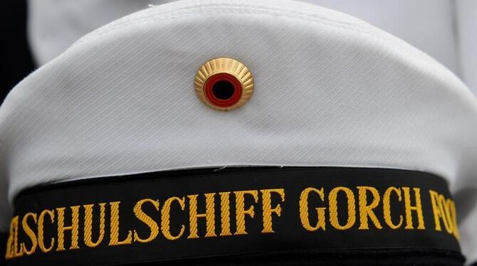 Die Mütze eines Besatzungsmitgliedes der Gorch Fock.