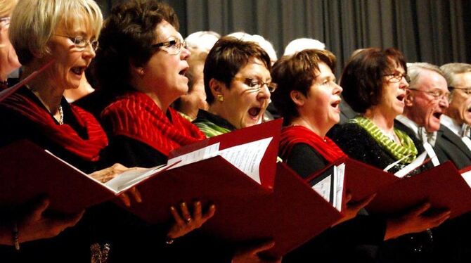 Gemischter Chor, Männerchor und der Chor »ffortissimo« hatte auch beim zwölften Neujahrskonzert des Liederkranz Pfullingen am Sa