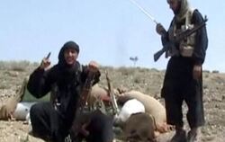 Der Screenshot eines Videos zeigt einen Dschihadisten aus Deutschland bei der Ausbildung in Terrorlagern im pakistanischen Gr