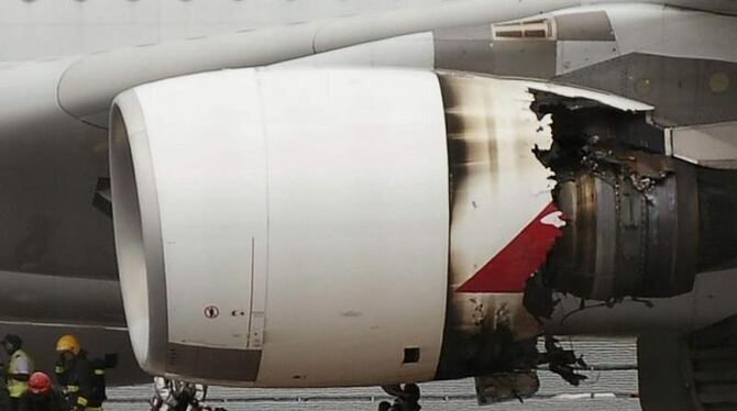 Im vergangenen November musste ein Airbus A380 der australischen Fluglinie Qantas mit 466 Menschen an Bord notlanden, nachdem