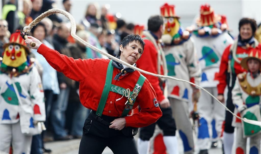 Umzug Ringtreffen Narrenzünfte Steinhilben 13. Februar 2011