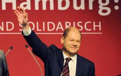 SPD-Spitzenkandidat Olaf Scholz  hat allen Grund zur Freude.