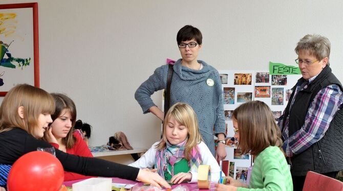 Bastelangebote und vieles mehr: Der Tag der offenen Tür im Mehrgenerationenhaus »Voller Brunnen« war gut besucht.