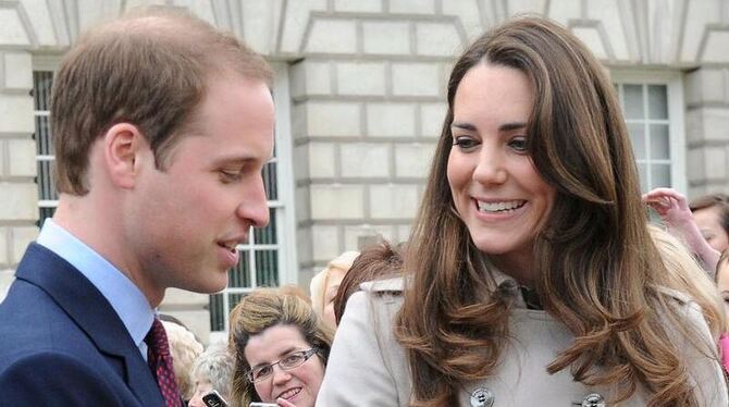 Der Tag der Hochzeit rückt näher: Prinz William und Catherine Middleton.