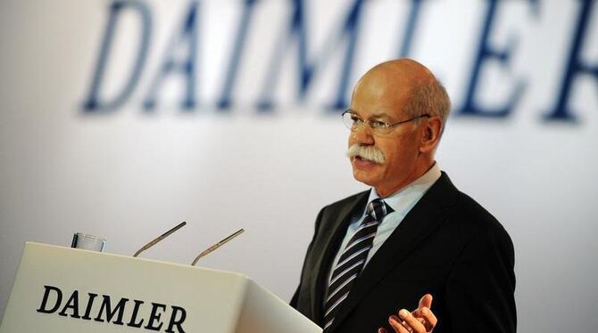 »Marschrichtung heißt profitables Wachstum«: Daimler-Chef Dieter Zetsche. (Archivbild)
