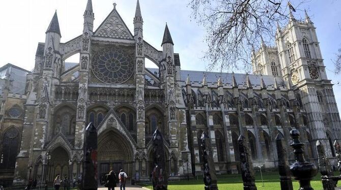 Ort der Trauung: Westminster Abbey in London.