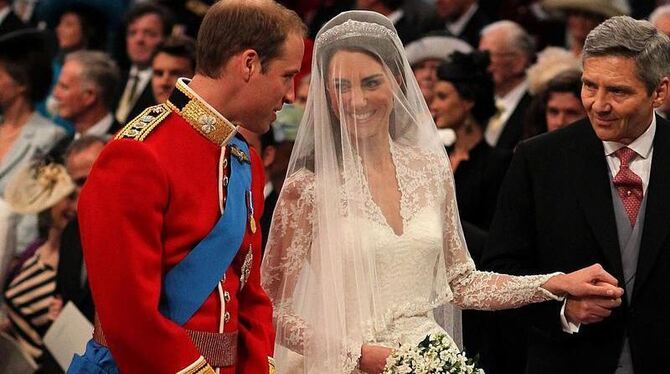 Der britische Prinz William hat seine langjährige Freundin Catherine Middleton geheiratet. Der britische Prinz William hat seine langjährige Freundin Catherine Middleton geheiratet.