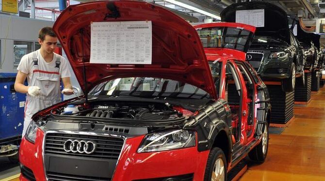 Montage des Audi A3 im Werk Ingolstadt (Archiv).