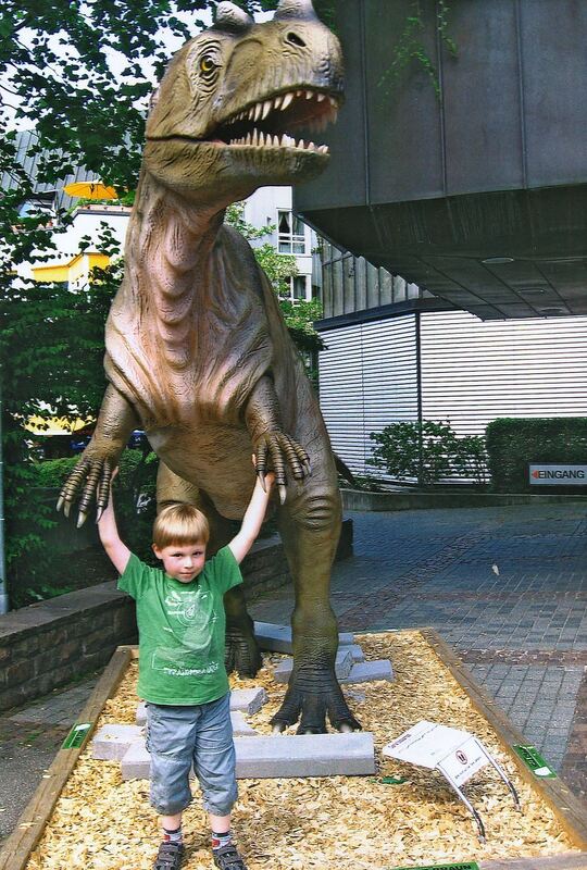 Jannik ist ein begeisterter Dino-Fan. Foto: Euchner