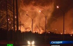 Knapp 30 000 Anwohner mussten wegen schwerer Explosionen in einem russischen Munitionsdepot fluchtartig ihre Häuser verlassen
