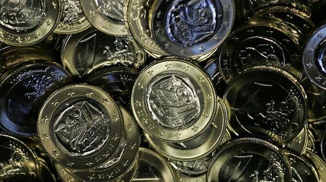 Griechische Euromünzen: Die Regierungen der Eurozone haben sich auf weitere Hilfsmaßnahmen für das verschuldete Land verständ