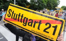 Protest in Stuttgart.