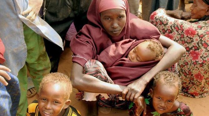 Somalische Flüchtlinge im kenianischen Dadaab: Die Situation im dürregeplagten Krisenland Somalia ist nach Angaben des UN-Flü