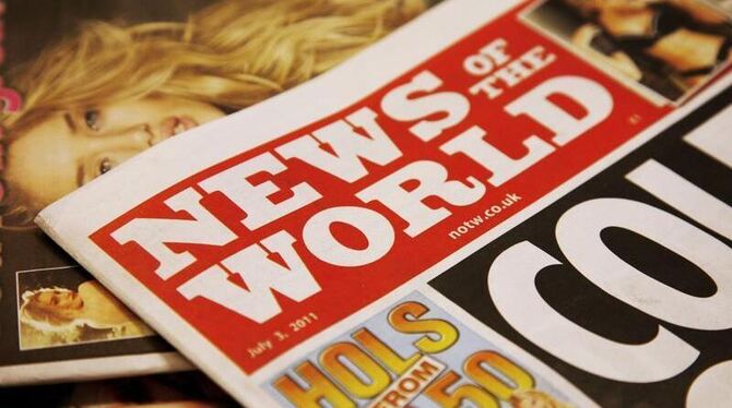 Die Ausgabe der »News of the World« vom 03. Juli: Nach dem Abhörskandal bei dem britischen Boulevardblatt wird die Zeitung ei