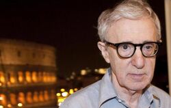 Woody Allen in Rom. Mit Filmen, die in New York spielen, wurde er berühmt. 
