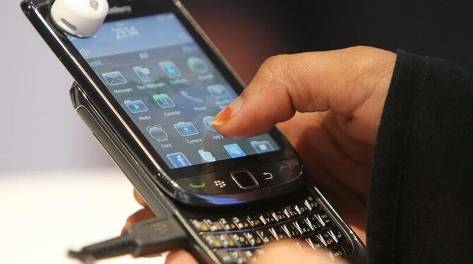 Smartphone von Blackberry.