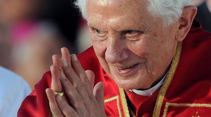 Papst Benedikt XVI freut sich schon auf Freiburg.