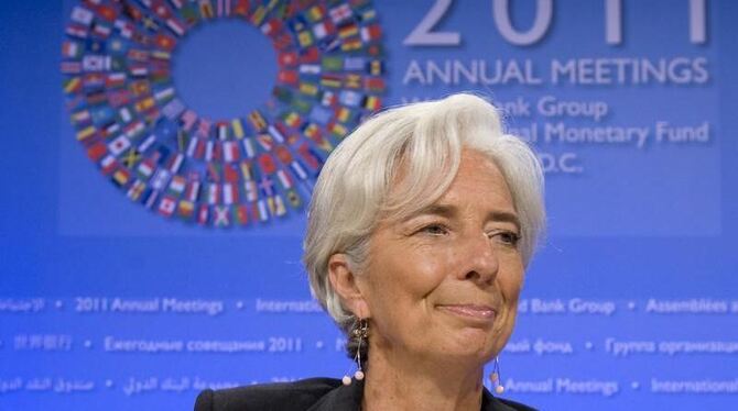 Die neue IWF-Chefin Christine Lagarde.