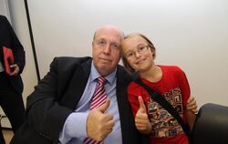 Dicke Freunde: Calli mit Viviane.