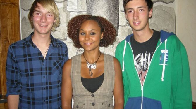 Wollen grüne Ziele in Reutlingen kultivieren (von links): Patrick Klaiber, Imani Reiser und Leon Welker vom Vorstand. FOTO: PR