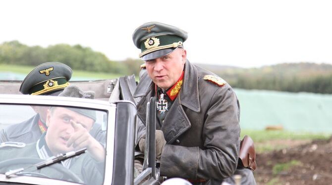 Dreh zum Film »Rommel« in Römerstein. Dreh zum Film »Rommel« in Römerstein.
