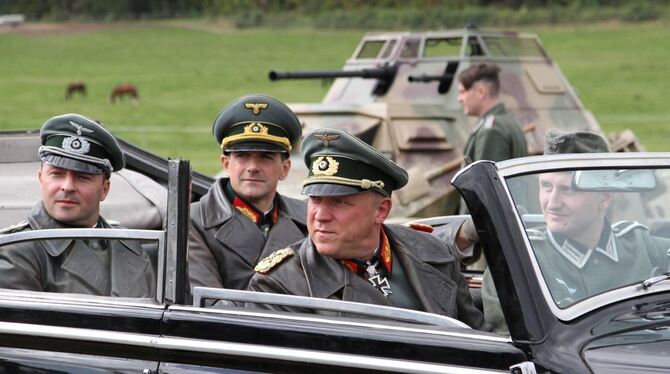 Dreh zum Film »Rommel« in Römerstein.