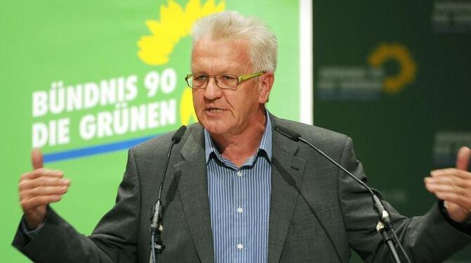 Der baden-württembergische Ministerpräsident Winfried Kretschmann (Bündnis 90/Die Grünen)