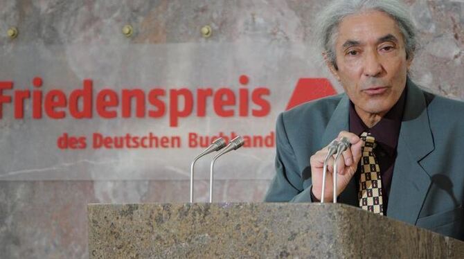 Am Ende der Buchmesse wurde Boualem Sansal mit dem Friedenspreis des Deutschen Buchhandels geehrt. Foto: Arne Dedert