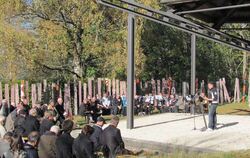 Gottesdienst zum Gedenken an den Krankenmord des Naziregimes in Grafeneck. FOTO: GROSS