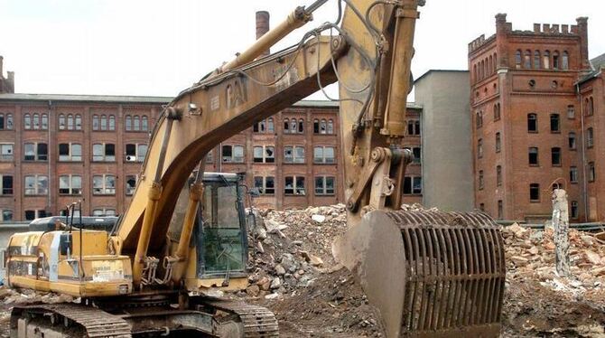 Trümmer auf dem ehemaligen Werksgelände der DDR-Traditionsfirma Rotasym in Pößneck. Archivfoto: Jan-Peter Kasper
