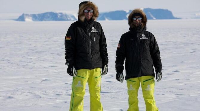 Bis zu 170 Kilogramm sind die Schlitten schwer.  FOTO: PR