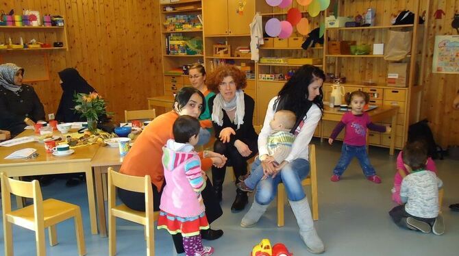 Abwechslung für Kleine und Große: der interkulturelle Treff. FOTO: WEBER