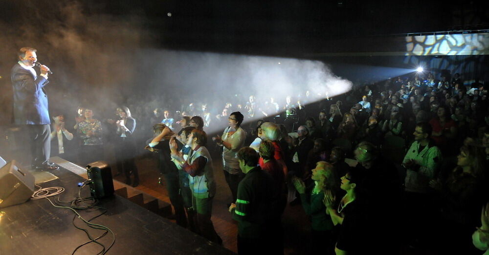 Peter Rist und Freunde in der Listhalle. Foto: Niethammer