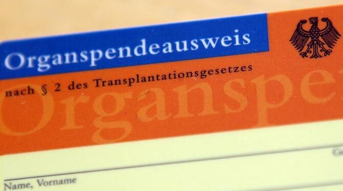 Organspender-Ausweis.