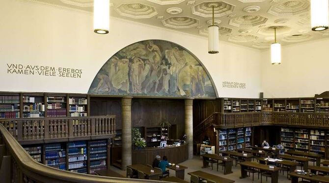 Die Universitätsbibliothek Tübingen.